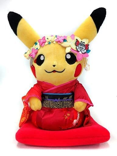 ポケモン　舞妓はんピカチュウ　ぬいぐるみ