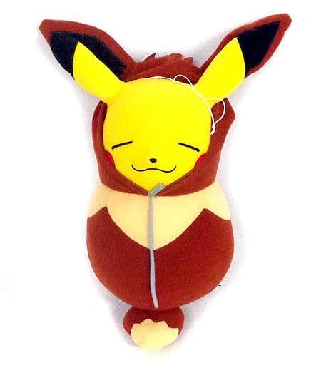 駿河屋 中古 ピカチュウ イーブイねぶくろ ピカチュウねぶくろコレクション でっかいぬいぐるみ イーブイ ポケットモンスターxy Z ぬいぐるみ