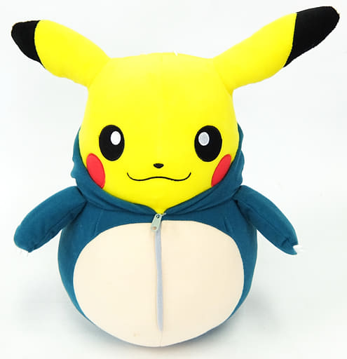 駿河屋 中古 ピカチュウ カビゴンねぶくろ ピカチュウねぶくろコレクション めちゃでかぬいぐるみ カビゴン ポケットモンスターxy Z ぬいぐるみ