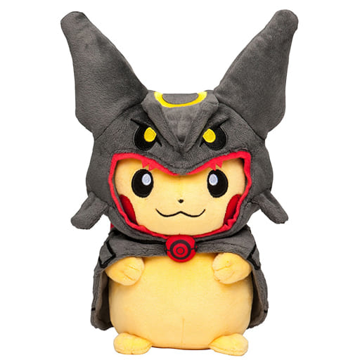 駿河屋 中古 黒いレックウザポンチョを着たピカチュウ ぬいぐるみ ポケットモンスター ポケモンセンター限定 ぬいぐるみ