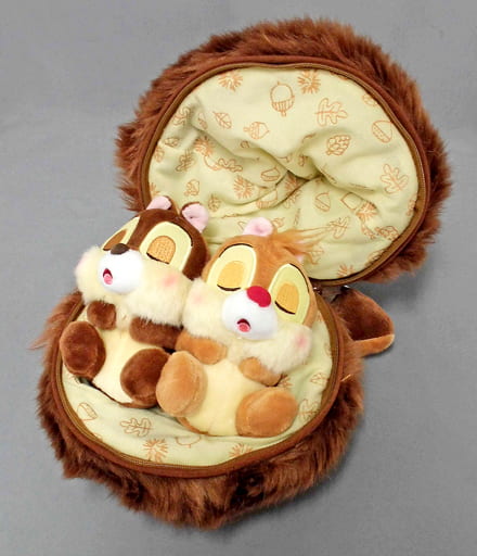 駿河屋 -<中古>チップ&デール(くり/目閉じ) ぬいぐるみ(2体セット