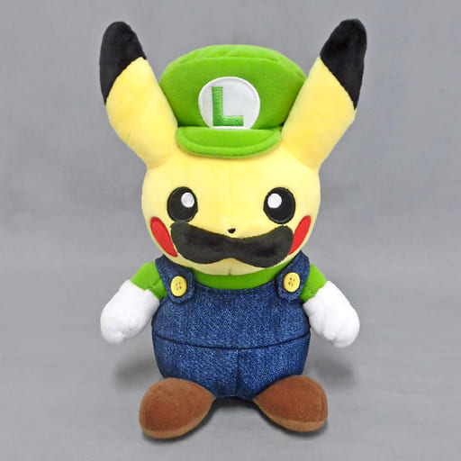 駿河屋 -<中古>ルイージピカチュウ ぬいぐるみ 「ポケットモンスター