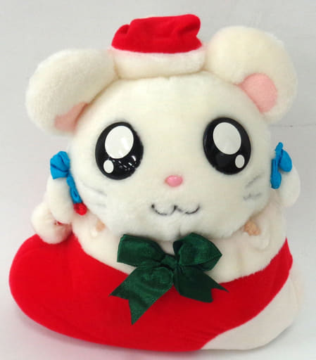 駿河屋 -<中古>リボンちゃん クリスマスぬいぐるみ 「とっとこハム太郎