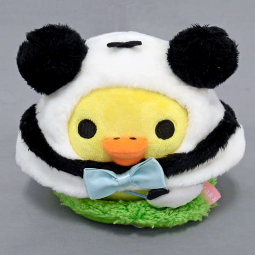 駿河屋 -<中古>キイロイトリ ぬいぐるみ パンダでごろんテーマ