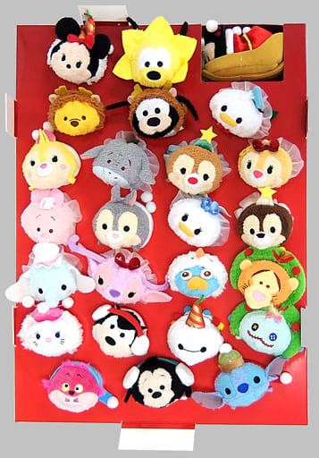 駿河屋 中古 ディズニーアドベントカレンダー ぬいぐるみ 25体セット ディズニー Tsum Tsum ツムツム ディズニー ストア限定 ぬいぐるみ