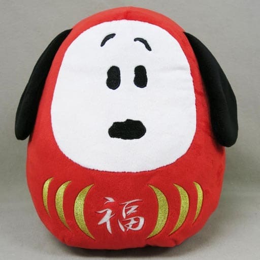 駿河屋 買取 だるまスヌーピー ぬいぐるみ 大 Peanuts Snoopy ぬいぐるみ