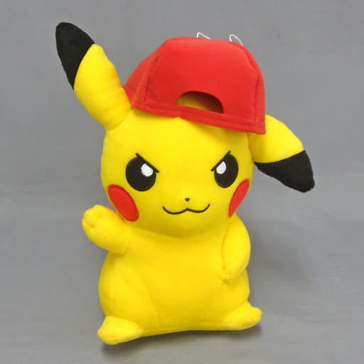 駿河屋 -<中古>ピカチュウ(カロスキャップ) でっかいぬいぐるみ