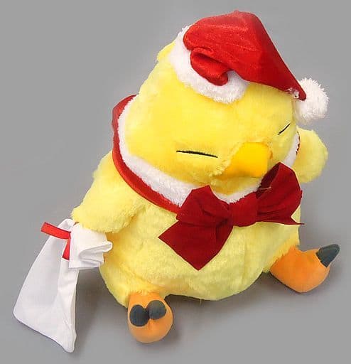 駿河屋 -<中古>でぶチョコボ(ウィンターver.) ぬいぐるみ 「ファイナル