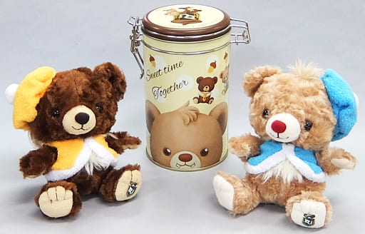 駿河屋 買取 モン ブラン プラッシュ ぬいぐるみ クッキー缶付き Unibearsity ディズニーストア限定 ぬいぐるみ