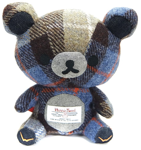 リラックマ(タータンチェック青) ぬいぐるみ 「EDWIN×リラックマ×ハリスツイード」 リラックマ(タータンチェック青) ぬいぐるみ 「EDWIN×リラックマ×ハリスツイード」