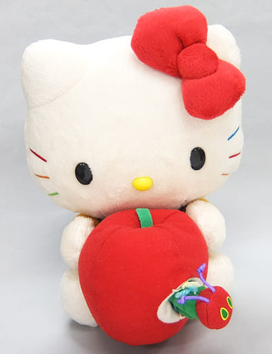 駿河屋 -<中古>キティ&はらぺこあおむし ぬいぐるみ 「ハローキティ
