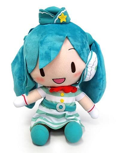 駿河屋 -<中古>CA 初音ミク メガジャンボふわふわぬいぐるみ”CA 初音