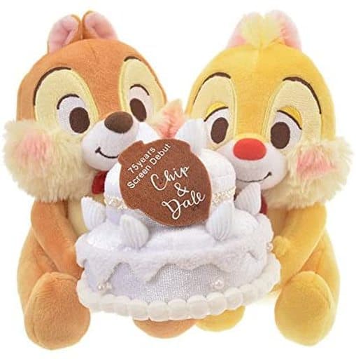 駿河屋 -<中古>チップ&デール ケーキ チップ&デール75周年ぬいぐるみ