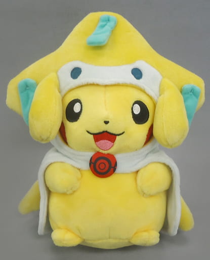 駿河屋 中古 ジラーチポンチョのピカチュウ ぬいぐるみ ポケットモンスター ポケモンセンタートウホク限定 ぬいぐるみ