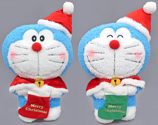 駿河屋 買取 全2種セット クリスマスぬいぐるみ ドラえもん ラウンドワン限定 ぬいぐるみ