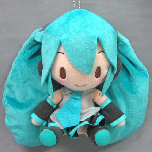 駿河屋 -<中古>初音ミク(ノーマル) ふわふわぬいぐるみ”初音ミク
