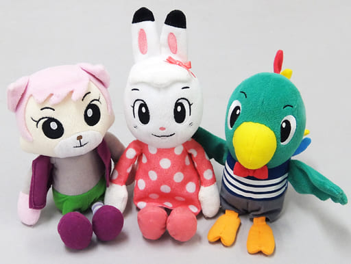 駿河屋 中古 破損品 みみりん ピンクワンピース とりっぴい にゃっきい なかよしセット ぬいぐるみ しまじろう ぬいぐるみ 駿河屋 中古 破損品 みみりん ピンクワンピース とりっぴい にゃっきい なかよしセット ぬいぐるみ しまじろう ぬいぐるみ