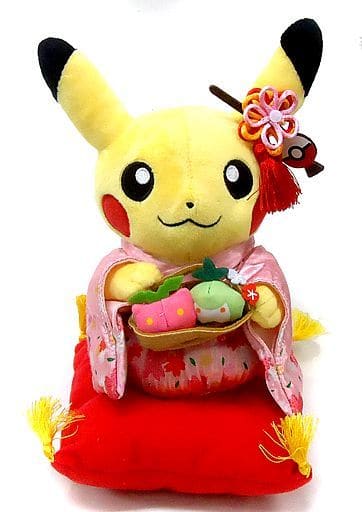 ポケモン　ぬいぐるみ　お茶会　京都限定　メス　オス　着物　ピカチュウ　ぬいぐるみ