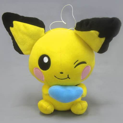 駿河屋 中古 ピチュー もぐもぐタイム でっかいぬいぐるみ ライチュウ ピチュー ポケットモンスター サン ムーン ぬいぐるみ