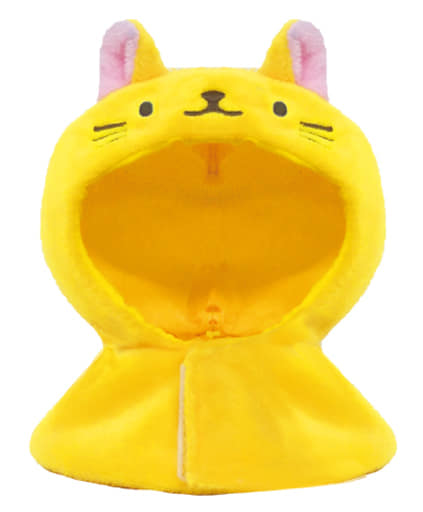 駿河屋 -<中古>miniポンチョ(きいろねこ) ぬいぐるみ用衣装 「UCHI