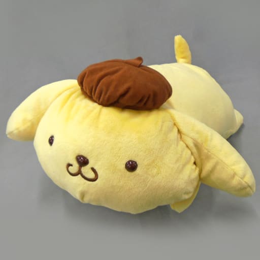 駿河屋 -<中古>ポムポムプリン 目開き だらだらぺたりBIGぬいぐるみ