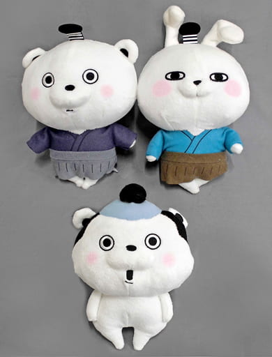 駿河屋 -<中古>全3種セット ちょんまげスタイルぬいぐるみ 「ヨッシー