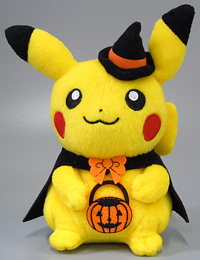 駿河屋 中古 ピカチュウ ハロウィンぬいぐるみ ピカチュウ ライチュウ イーブイ ピチュー ポケットモンスター ぬいぐるみ