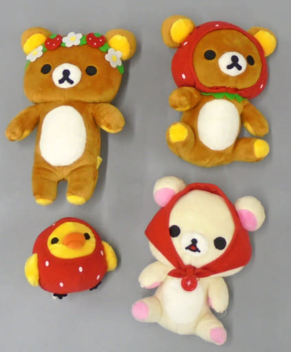 全4種セット イチゴぬいぐるみ Part2 「リラックマ」 全4種セット イチゴぬいぐるみ Part2 「リラックマ」