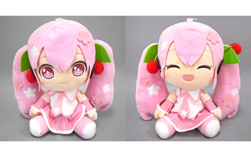 新品未使用】 桜ミク BIGぬいぐるみ 全2種セット 初音ミク まとめ売り