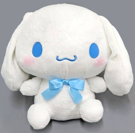 駿河屋 -<中古>シナモン(青) カラフルリボンBIGぬいぐるみ