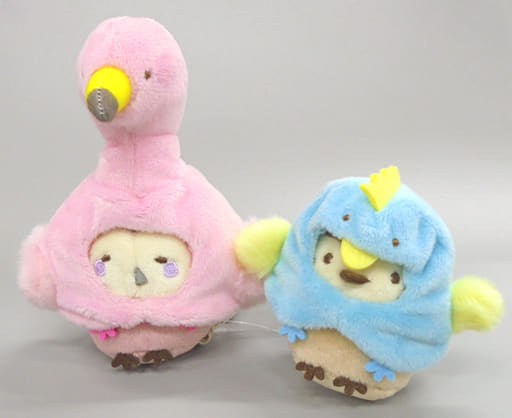 駿河屋 - 【買取】すずめ(オウム)&ふくろう(フラミンゴ) てのり