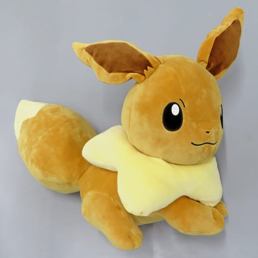 駿河屋 中古 まったりイーブイ ぬいぐるみ ポケットモンスター ブリリアントダイヤモンド シャイニングパール 発売記念くじ C賞 ぬいぐるみ