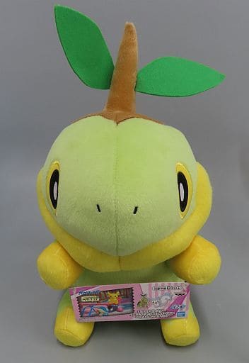 駿河屋 中古 ナエトル つれてってでっかいぬいぐるみ ナエトル パチリス ポケットモンスター ぬいぐるみ