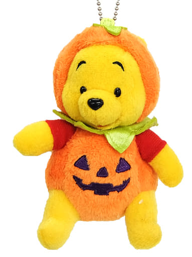 駿河屋 -<中古>プーさん(かぼちゃ) ぬいぐるみバッジ 「ディズニー