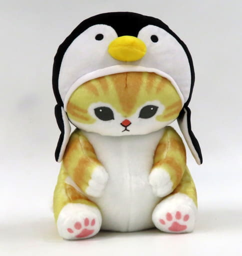 駿河屋 -<中古>海の生き物にゃん(ペンギン) BIGぬいぐるみ 「mofusand