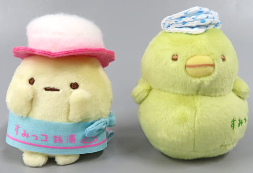 駿河屋 -<中古>たぴおか&おふろのおもちゃ てのりぬいぐるみセット