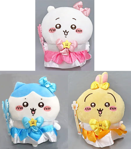 駿河屋 -<中古>全3種セット まじかるちいかわBIGぬいぐるみ 「ちいかわ 駿河屋 -<中古>全3種セット まじかるちいかわBIGぬいぐるみ 「ちいかわ