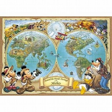 グレートマップ(世界遺産) 「ディズニー」 ジグソーパズル 1000スモールピース [DW-1000-286]