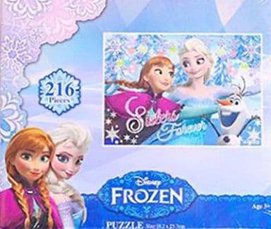 駿河屋 買取 アナ エルサ オラフ アナと雪の女王 ジグソーパズル 216ピース パズル