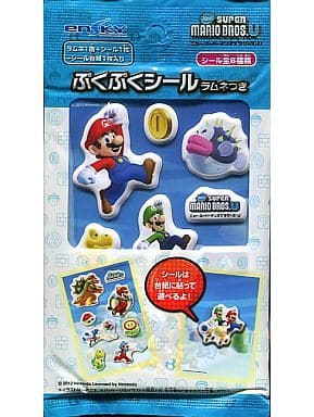 駿河屋 新品 中古 マリオ ジャンプ 他 New スーパーマリオブラザーズ U ぷくぷくシール ラムネつき ステッカー シール