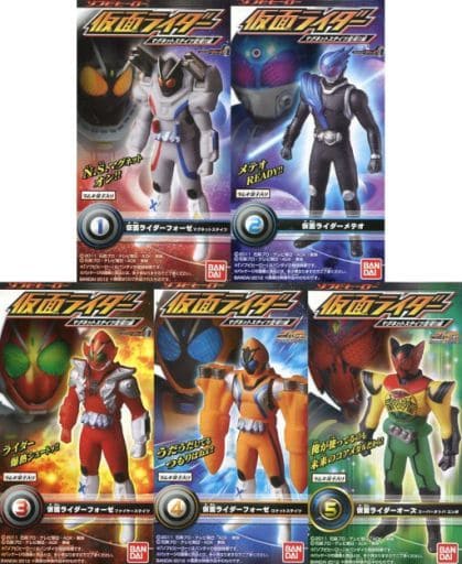駿河屋 -<中古>全5種セット 「ソフビヒーロー仮面ライダー マグネット