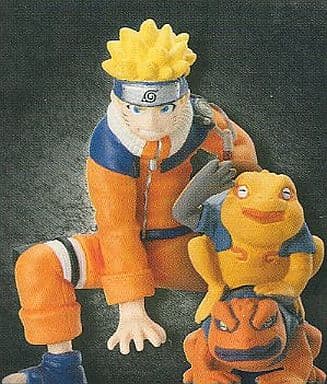 駿河屋 中古 うずまきナルト ガマ吉 ガマ竜 ナルト忍形集 口寄せの術セット Naruto ナルト トレーディングフィギュア