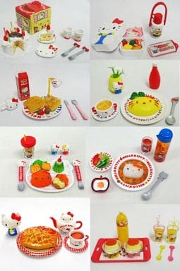 駿河屋 -<中古>全8種セット 「ハローキティ おうちごはん