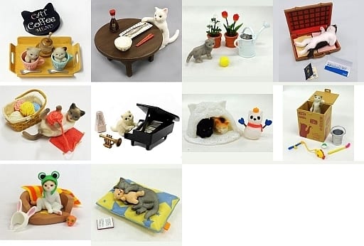 駿河屋 -<中古>全10種セット 「ぷちどうぶつシリーズ ぷちねこ日記