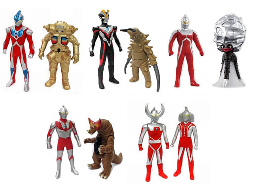 駿河屋 - 【買取】全5種セット 「ソフビヒーローVSウルトラマン対決