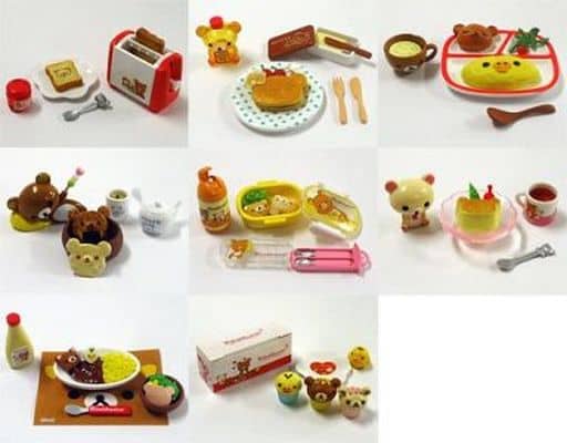 駿河屋 中古 全8種セット リラックマ ほっこりごはん トレーディングフィギュア