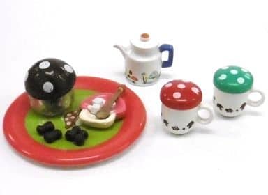メガハウス ミニコレ 森から生まれたティーセット - フィギュア メガハウス ミニコレ 森から生まれたティーセット - フィギュア