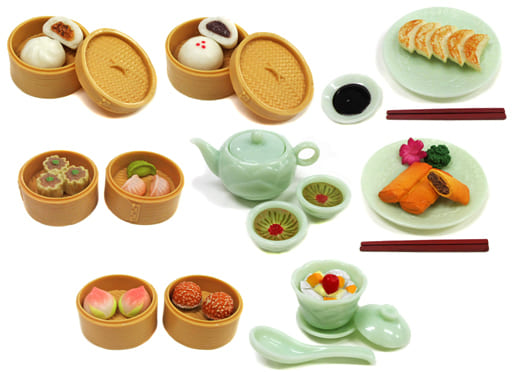 ぷちサンプルシリーズ「大好き! 飲茶!」(リーメント)|全8種類 紹介
