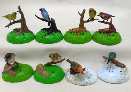 駿河屋 -<中古>全8種セット 「野鳥名鑑」(トレーディングフィギュア)
