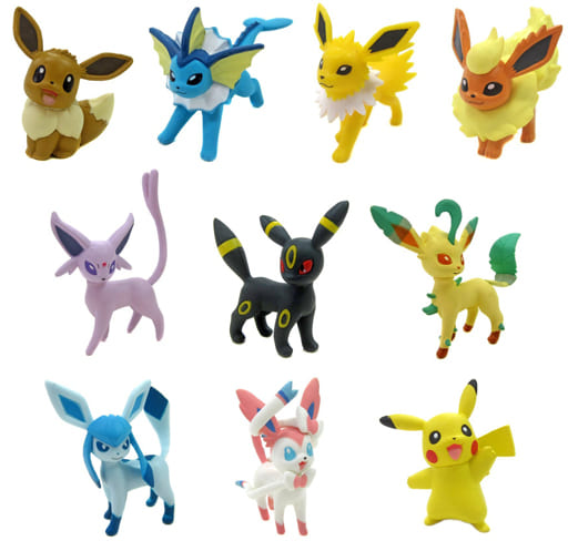 駿河屋 中古 全10種セット ポケットモンスター サン ムーン ポケモンイーブイフレンズコレクション トレーディングフィギュア